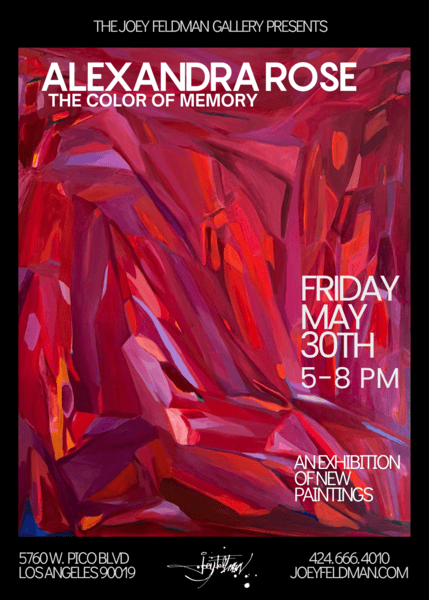 The Color of Memory (Presented by The Joey Feldman Gallery)