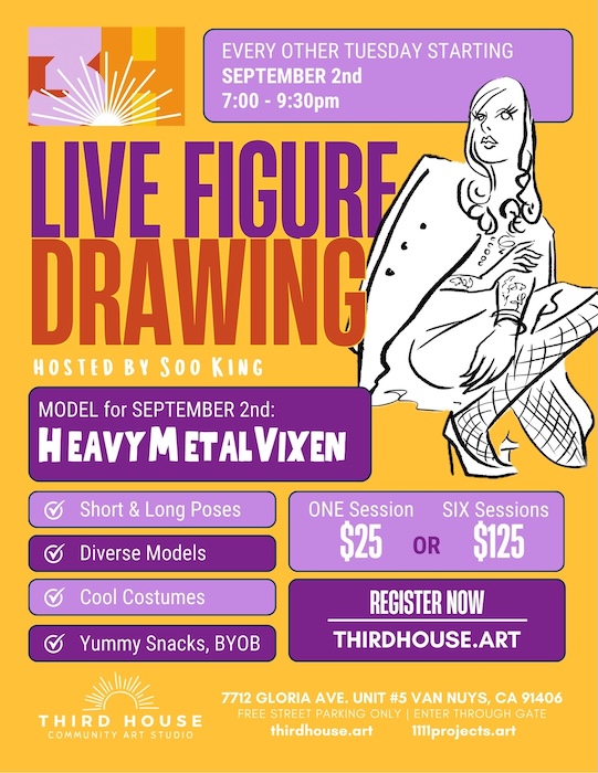 Live Figure Drawing Hosted by Soo King