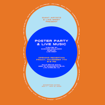 Giant Artists x Like Mgmt Poster Party