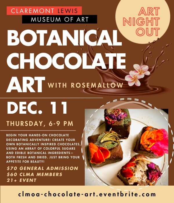 Menu Art Night Out: Art Night Out: Botanical Chocolate Art with Rosemallow