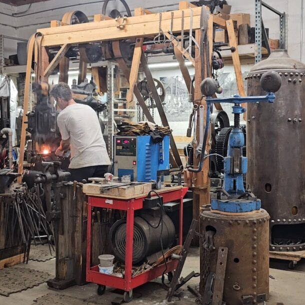 Studio Tour of Vintage Machinery and Tools in Action