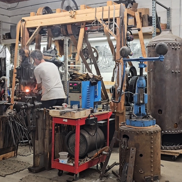 Studio Tour of Vintage Machinery and Tools in Action