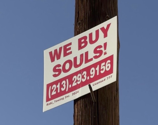 RABI: WE BUY SOULS!