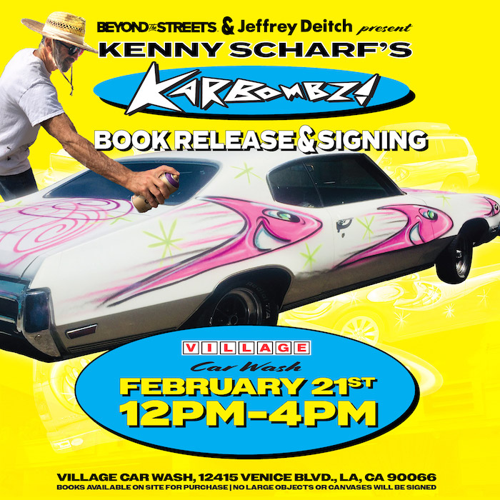 Kenny Scharf’s KARBOMBZ! — Book Release & Signing