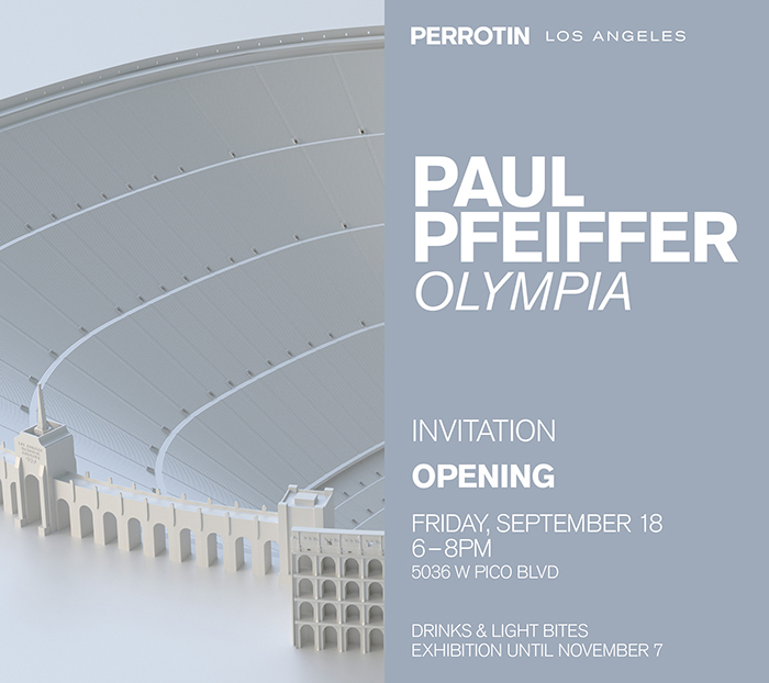 OPENING – Paul Pfeiffer at Perrotin Los Angeles – September 18