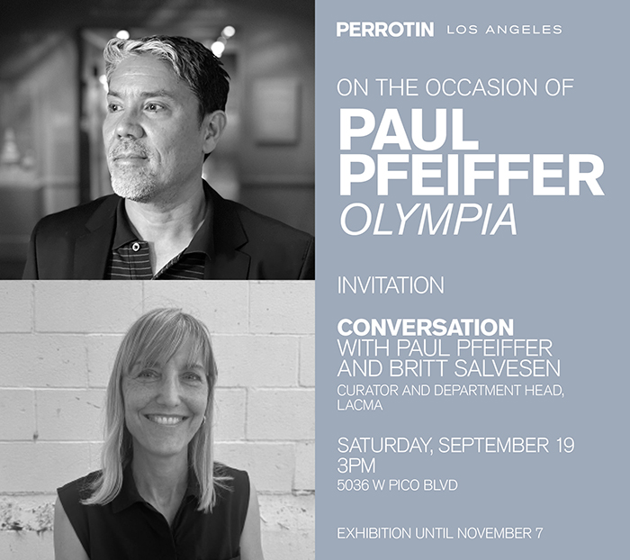 Paul Pfeiffer and Britt Salvesen in Conversation