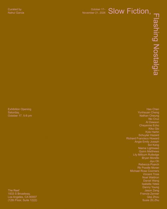 Slow Fiction, Flashing Nostalgia _ Calarts Post Grad Show 2026